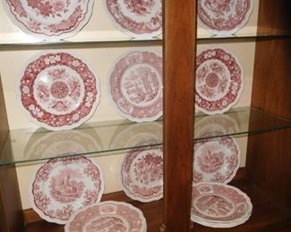 Spode plate collection