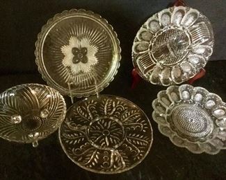 Deviled Egg Platters, Cake Dish, Candy Dish, Serving Tray.  Priced From $9.00- $19.50