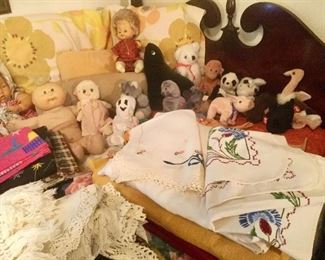 Dolls, Beanie Babies, Table Cloths, Drapes and More Available 