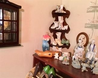 Figurines, Trinkets and Display Shelves