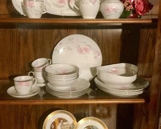 Mikasa Couture Pretty Bouquet Fine China.  1 Platter, 4 Dinner Plates, 4 Salad Plates, 4 Cups and Saucers, 4 Soup Bowls, 1 Creamer & Sugar, 1 Veggie Bowl:  $129.00 