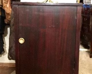Antique Solid Wood Entrance Table.  Queen Ann Style.  1 Shelf  (35"h x 19"w x 13"d):  $195.00
