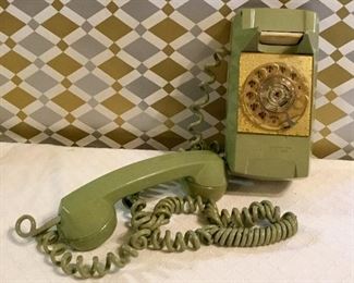 GTE Vintage Dial Wall Phone: $12.00 (as is)