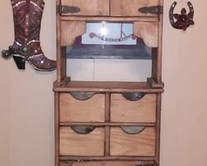 Rustic Wood Hutch