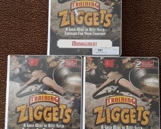 Motivational Speaker 'Zig Ziggler' training cassettes! One has been opened and never played, two are still sealed.  These maybe cassettes but the messages are still spot on for training employees.  Original cost $350.