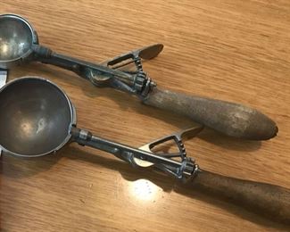 Antique Gilchrist Ice Cream Scoops