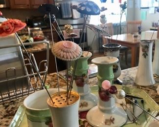 Antique Hat Pins and Holders