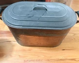 Copper Washer/Boiler with Lid