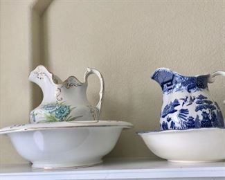 Porcelain Basin & Pitcher Sets