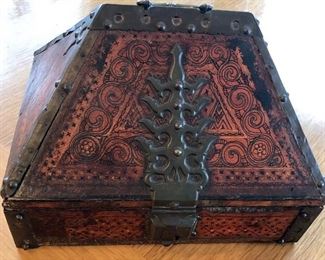 Antique Middle Eastern Pyramid Box