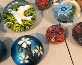 Vintage Glass Paperweights