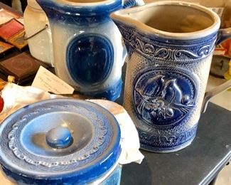 Vintage Stoneware Pitchers
