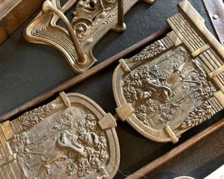 Vintage Brass Desk Items