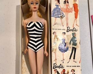 1959 Blonde Barbie #2, in Original Box