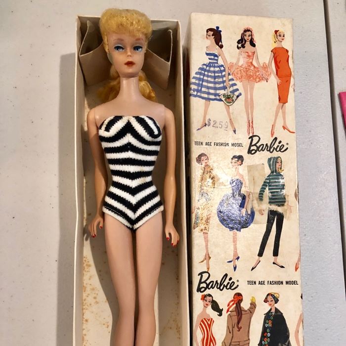 1959 Blonde Barbie #2, in Original Box