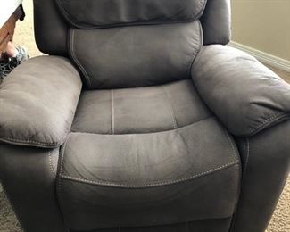 1 year-old Microfibre Comfy Recliner