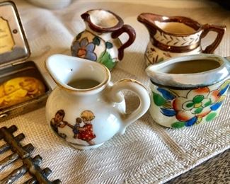Miniature vintage doll pitchers