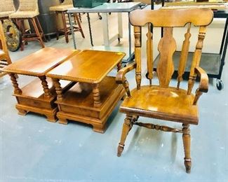 Vintage well made Solid Wood Furniture 