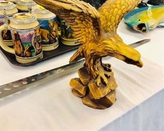 Fabulous carved Eagle Statue 