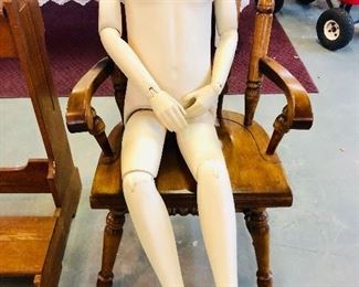 Articulated movable Child mannequin 