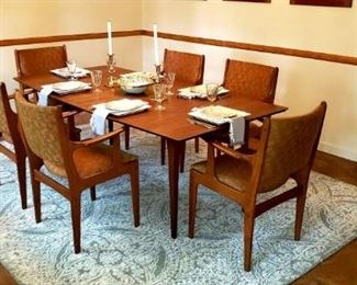 mcm table and chairs