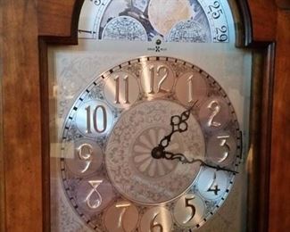 A closer look at the Howard Miller grandfather clock
