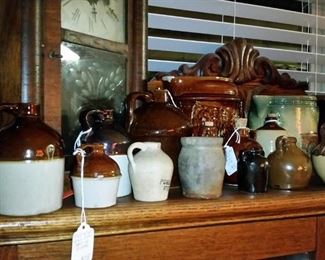 Here are just a few of the many pottery pieces collected by Mr. Sigafoose.
