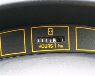 The Cub Cadet has only been used 135 hours