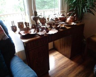 drexel desk, collectable copper