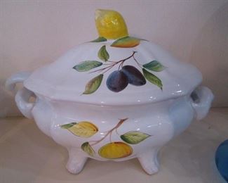 Covered Serving Bowl, Italy