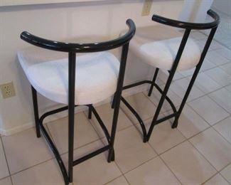 2-Matching Bar Stools, Contemporary Style