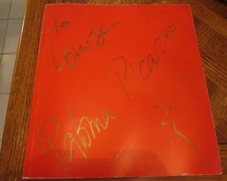 Paloma Picasso Autographed Black & White Photography Book