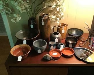 Collection of pottery pieces