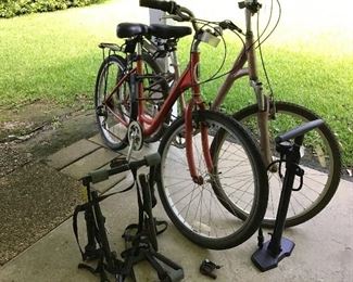 Two Schwinn  bikes