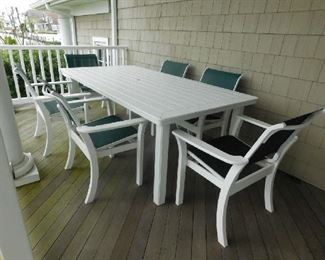 Patio set for (6)