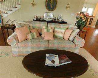 Henkel Harris coffee table and sofa