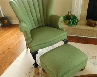 wing back chair