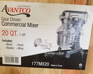 Avantco Commerical Mixer 20 Qt 177MX20