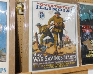 WWI War savings stamps poster
