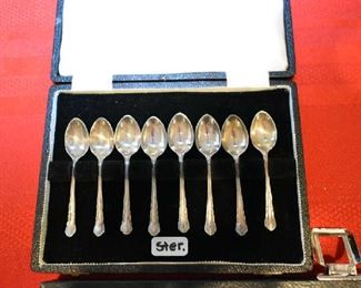 STERLING SPOON SET