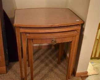 VINTAGE 3PC. STACKING TABLES
