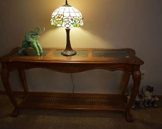 SOFA/ENTRY TABLE, LAMP