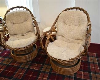 2 WICKER CHAIRS