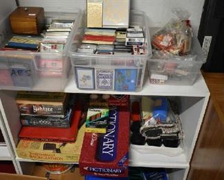 VINTAGE PLAYING CARDS, BOARD GAMES