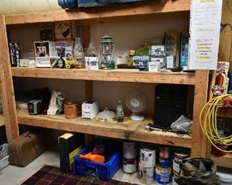 OIL LAMPS,KITCHEN APPLIANCES, HOUSEHOLD