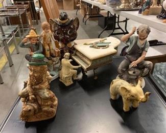 #1121: 7 Porcelain Figures with Makers Marks
Measurements in Pictures