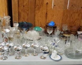 #1216: Assorted Glassware- Coffee Mugs, Plates, Decanters, Bowls, Vases and More
Assorted Glassware- Coffee Mugs, Plates, Decanters, Bowls, Vases and More