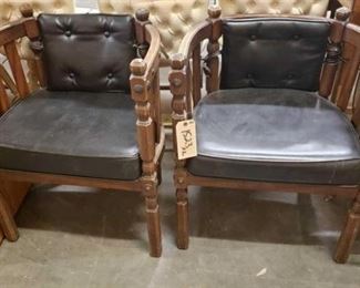 #1523: 2 Vintage Style Chairs
2 Vintage Style Chairs