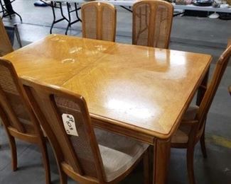 #1528: Woodtone Dining Table with 6 Chairs
Woodtone Dining Table 64"×42"×29" with 6 Chairs