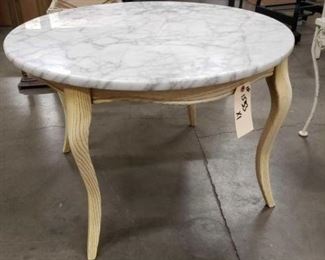 #1533: End Table with Granite Top
End Table with Granite Top 20" Wide and 20" Tall